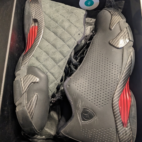 Jordan 14 black Ferrari size 11 used with original box